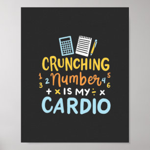Poster O Número De Chamada Contabilista É Meu Cardio