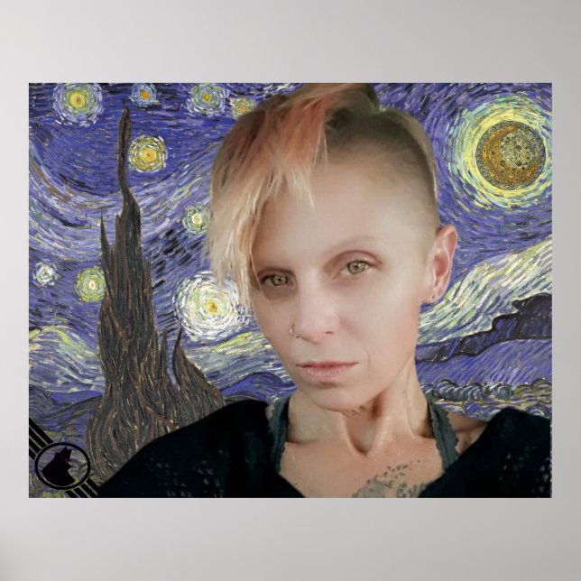 Poster O Observador da vizinhança do Starry Knight (Frente)