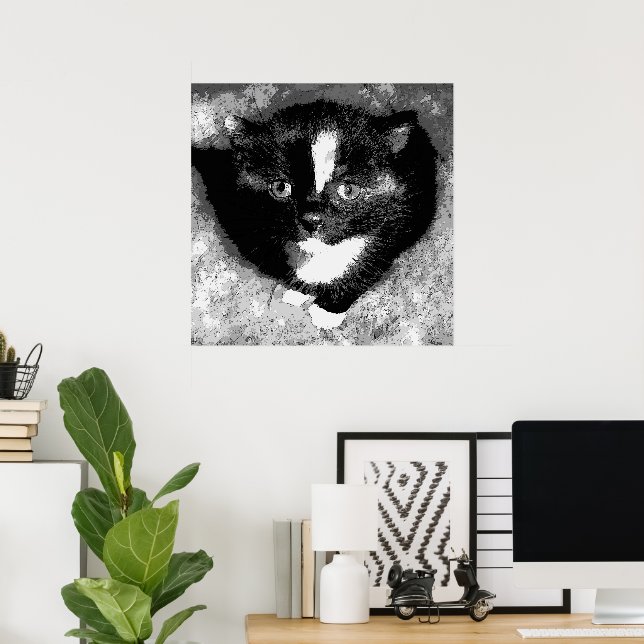 Poster O Observador Silencioso (Escritório em casa)