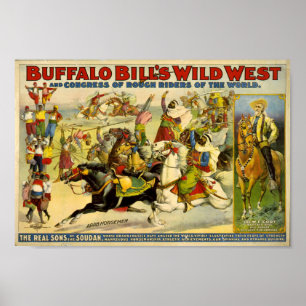 Poster O Oeste Selvagem de Buffalo Bill