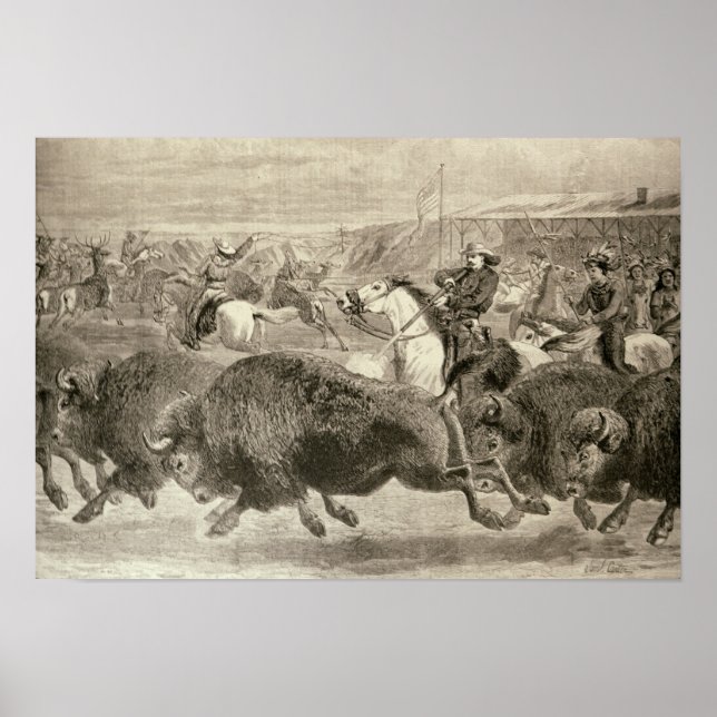 Poster O "Oeste Selvagem" na América Excelente (Frente)