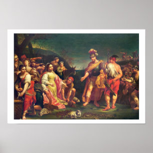 Póster O oferecimento de Abigail antes de David