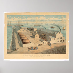 Póster O óleo ártico trabalha, San Francisco, CA (0032A
