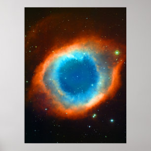 Póster O Olho de Deus - Helix Nebula Astronomy Image