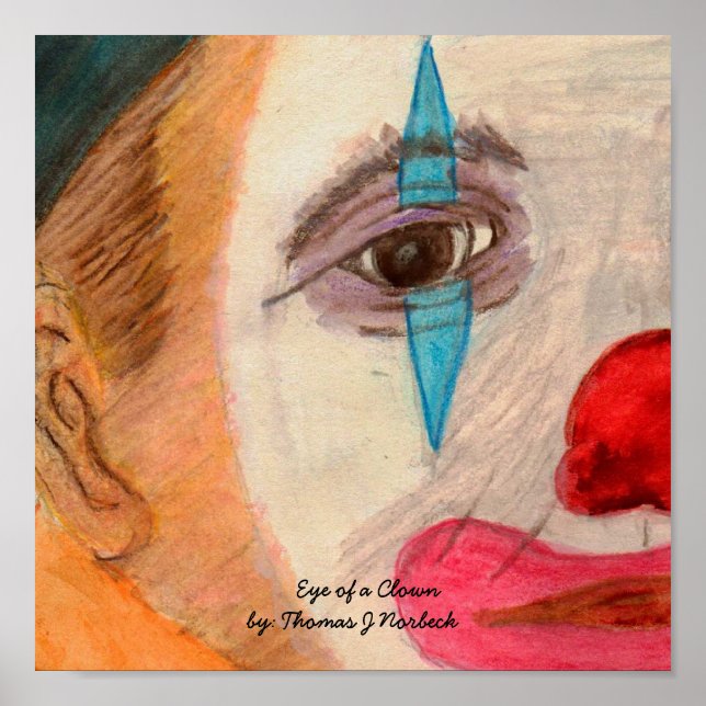 Poster O Olho de um Palhaço (Frente)