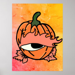 Poster O Olho Sonolento da Pumpkin Spooky