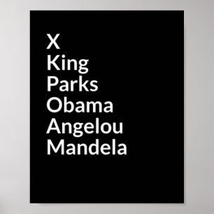 Poster O Orgulho Africano Americano de História Negra M