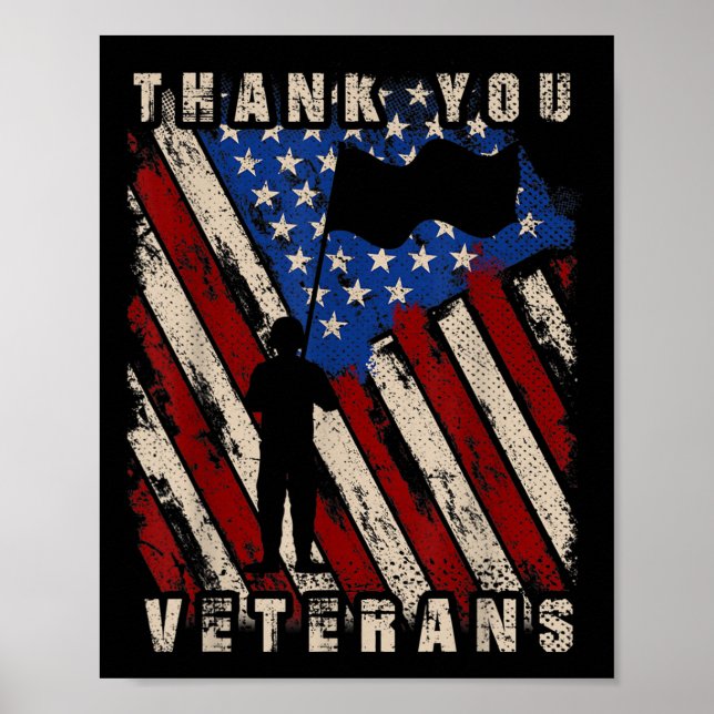 Poster O Orgulho Americano Patriot Soldier Veteranos Que  (Frente)