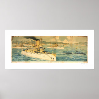 Póster O Orgulho do Pacífico no Porto de São Francisco, m