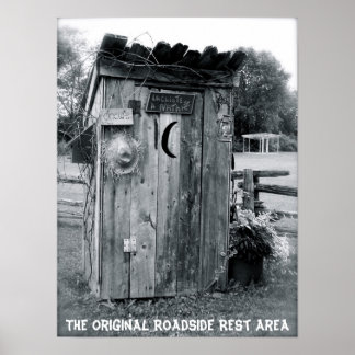 Póster "O Outhouse"
