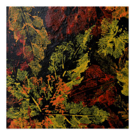 Póster O outono deixa Poster brilhante