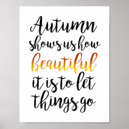 Poster O outono nos mostra