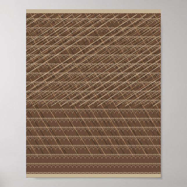 Poster O Padrão de Vento e Chuva  (Frente)