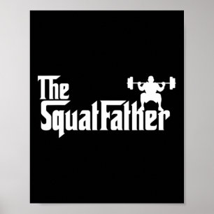 Poster O Pai Esquadrão Workout Bodybuilder
