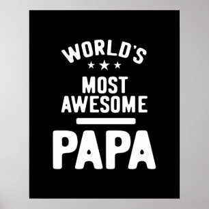 Poster O Pai Mais Incrível do Mundo - Presente Pai