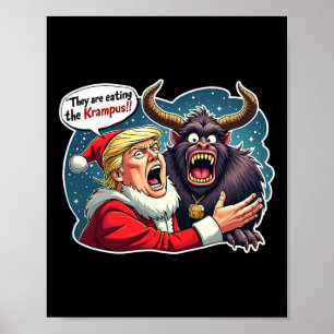 Poster O Pai Natal Está Comendo Kr