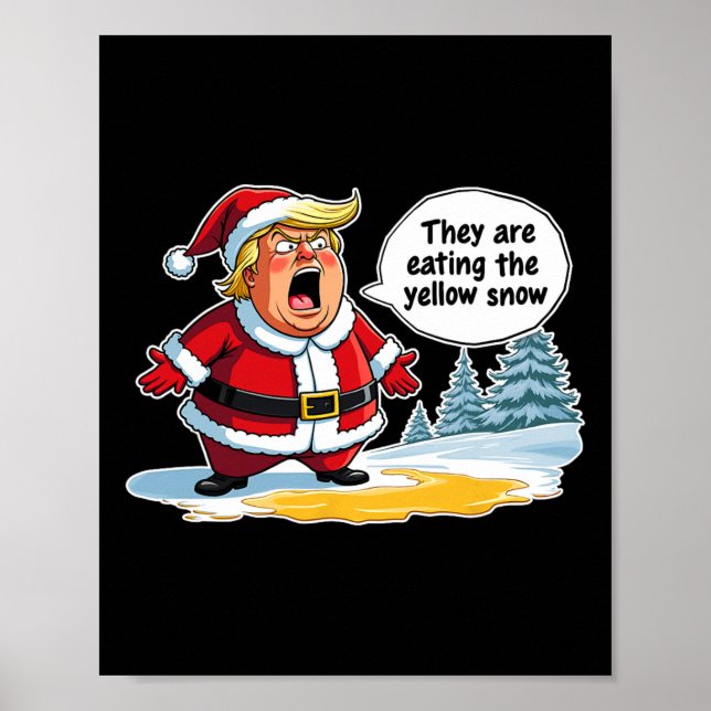 Poster O Pai Natal Está Comendo O Yo. (Frente)