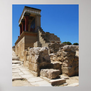 Poster O palácio de Minoan de Knossos