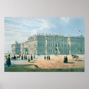 Póster O palácio do inverno como visto da passagem do