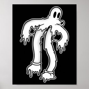 Poster O Palhaço Ghost Gothic Melting