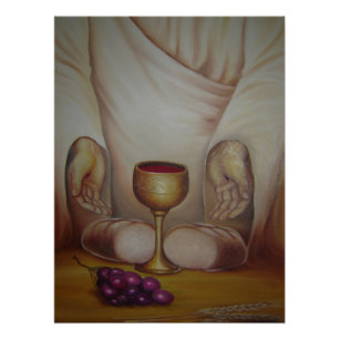 Póster O Pão da Vida: Sagrada Eucaristia