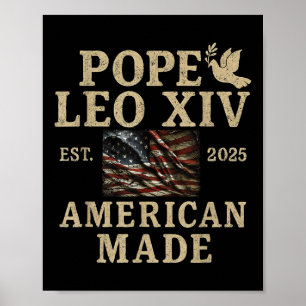 Poster O Papa Leo Xiv É Engraçado Fazer Excelente De Vati
