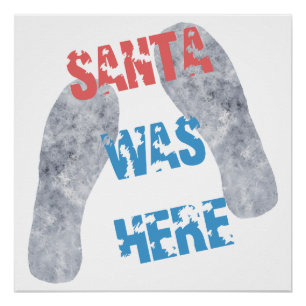 Póster O papai noel estava aqui