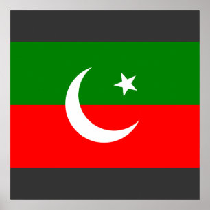 Poster o Paquistão Tehreek e Insaf, Paquistão
