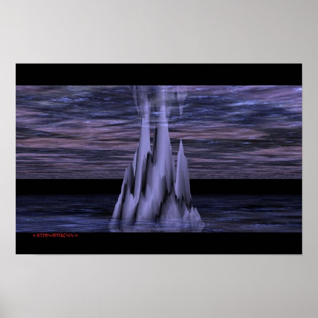Poster O Paraíso de Tiamat (Frente)