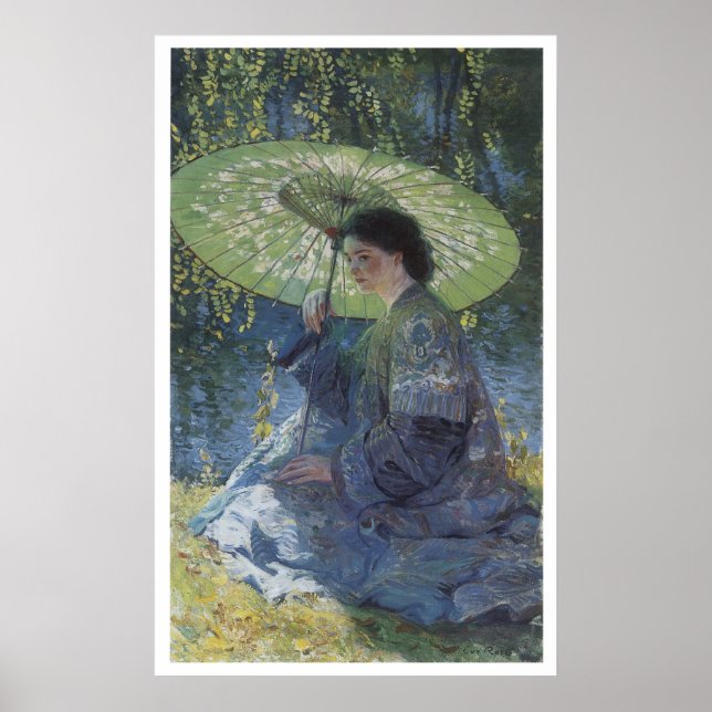 Poster O Parasol Verde, Cara de 1909 (Frente)