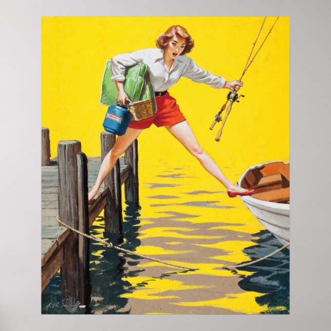 Póster O Parlamento 1955 Pin Up Art (Frente)