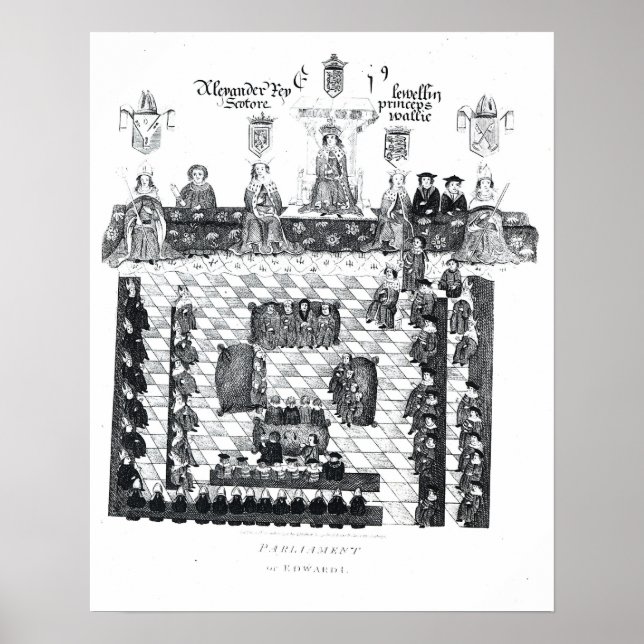 Póster O Parlamento de Edward I (Frente)