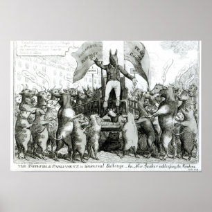 Póster O parlamento de Smithfield: Sufrágio universal