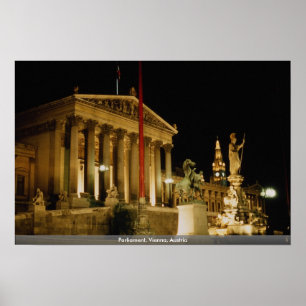 Póster O parlamento, etapa atual de Viena, Áustria: 12%