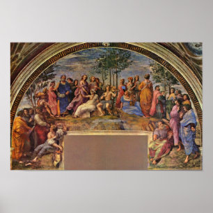 Póster O Parnassus por Raffael (a melhor qualidade)