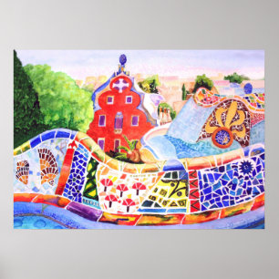 Poster O parque de Gaudi