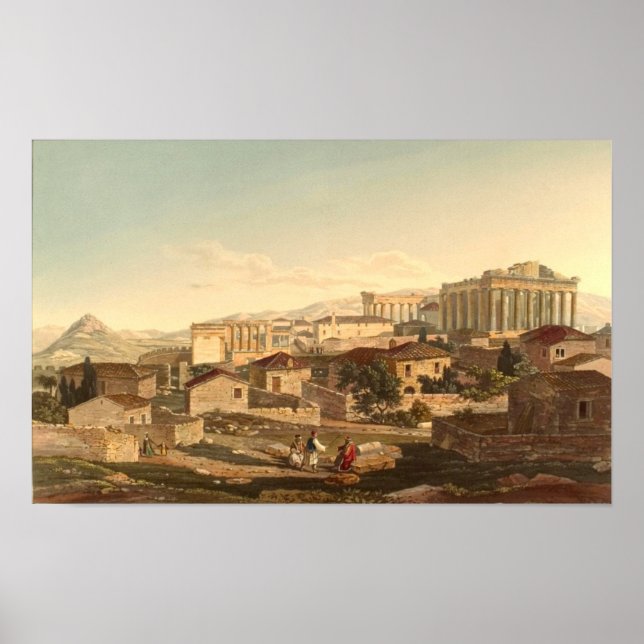 Póster O Parténon (Frente)