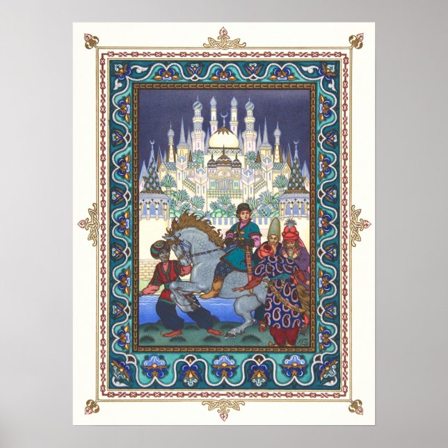 Póster O pássaro de fogo de Boris Zvorykin (Frente)