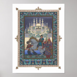 Póster O Pássaro de Fogo: Tsarevich Ivan no Cavalo