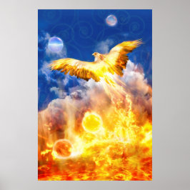 Poster O Pássaro Phoenix SUPERA SEUS PROBLEMAS