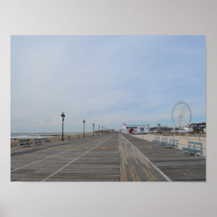 Póster O passeio de barco na cidade de Ocean, NJ