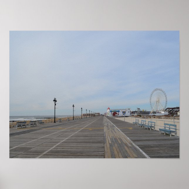 Póster O passeio de barco na cidade de Ocean, NJ (Frente)