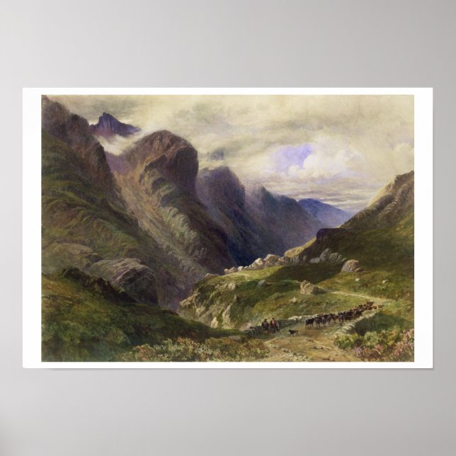 Póster O Passo de Glencoe, 1852 (c/c) (Frente)