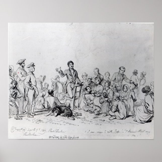 Póster O Pastor de Campo, 1837 (Frente)