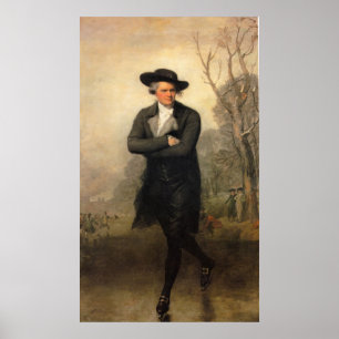 Póster O patinador, por Gilbert Stuart