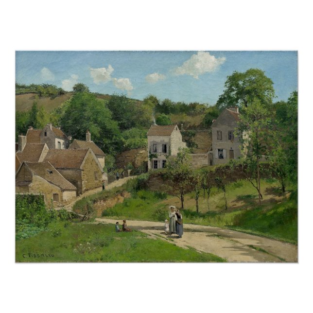 Póster O Patrimônio de Pontoise Camille Pissarro (Frente)