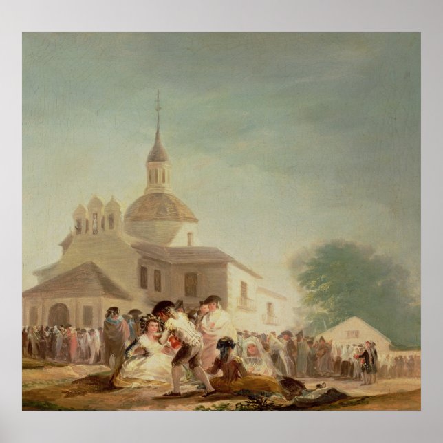 Póster O Patrimônio de San Isidro, Madrid, 1788 (Frente)