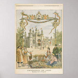 Póster O pavilhão búlgaro no universal
