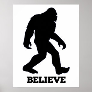 Póster O Pé-Grande ACREDITA Poster! Sasquatch