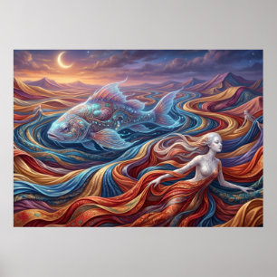 Poster O Peixe Celestial no Deserto de Seda